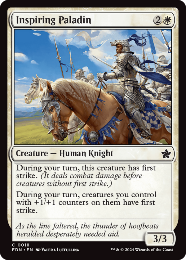 Inspiring Paladin — Foundations