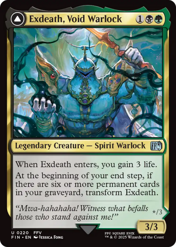 Exdeath, Void Warlock // Neo Exdeath, Dimension's End — Final Fantasy