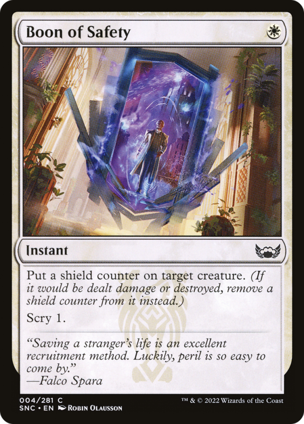 Boon of Safety — Streets of New Capenna