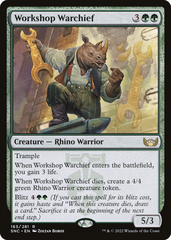 Workshop Warchief — Streets of New Capenna