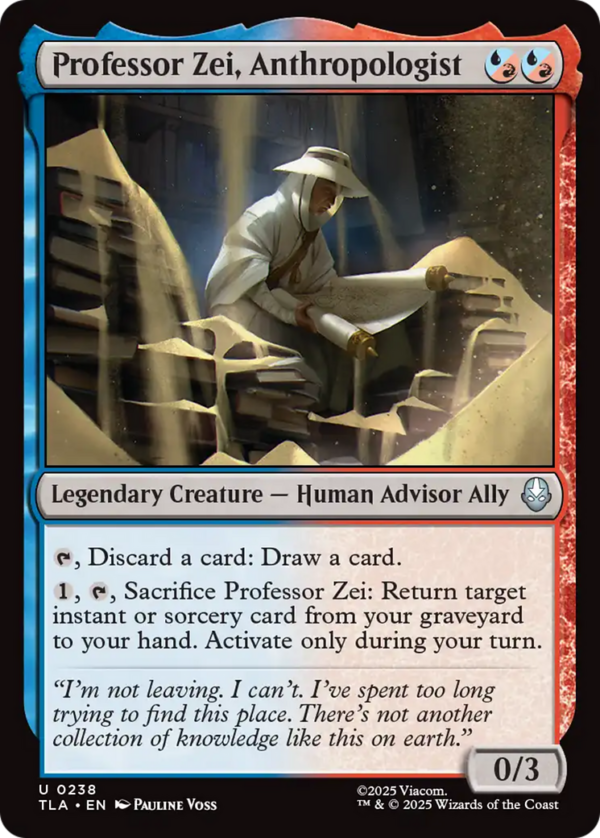Professor Zei, Anthropologist — Avatar: The Last Airbender