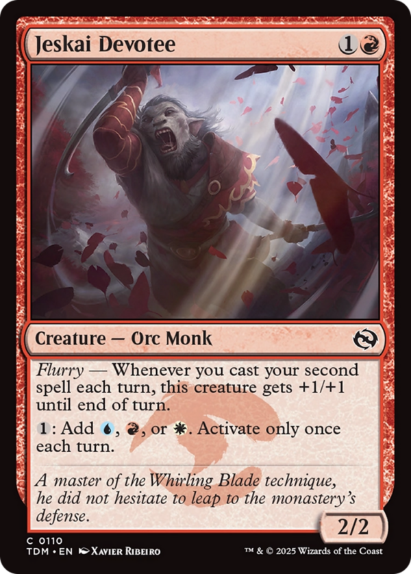 Jeskai Devotee — Tarkir: Dragonstorm