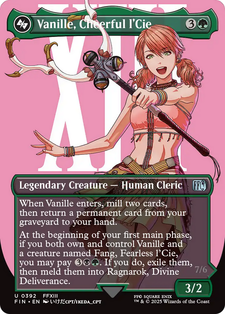 Vanille, Cheerful l'Cie — Final Fantasy · Borderless