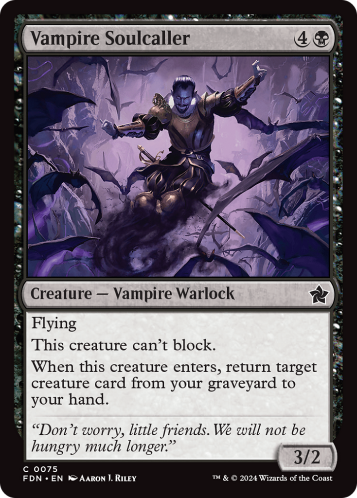 Vampire Soulcaller — Foundations (Foil)
