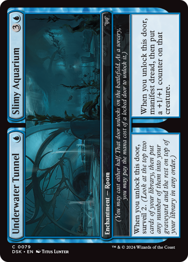 Underwater Tunnel // Slimy Aquarium — Duskmourn: House of Horror