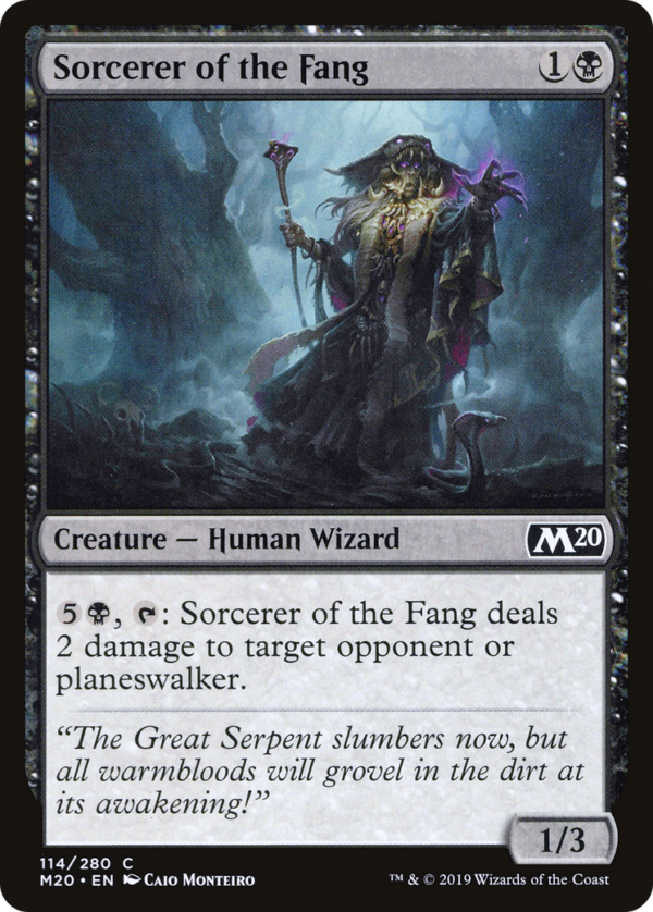 Sorcerer of the Fang — Core Set 2020