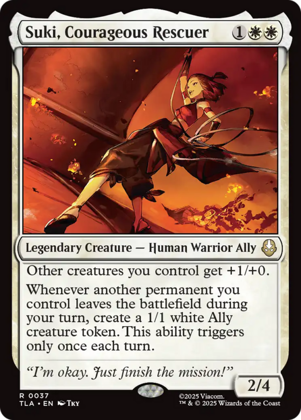 Suki, Courageous Rescuer — Avatar: The Last Airbender
