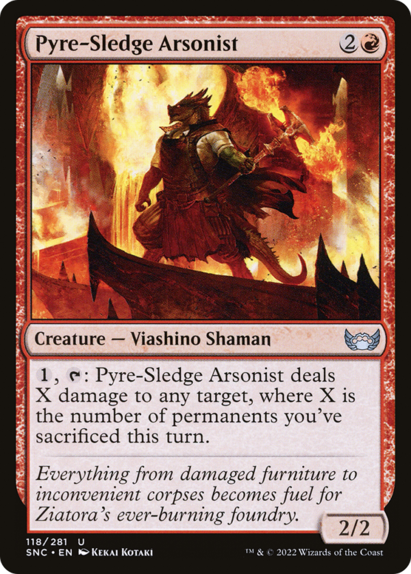 Pyre-Sledge Arsonist — Streets of New Capenna