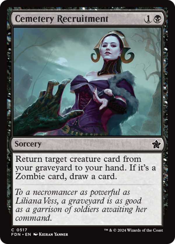 Cemetery Recruitment — Foundations