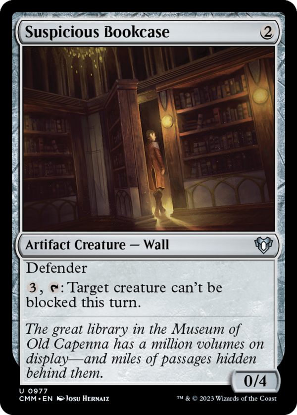 Suspicious Bookcase — Commander Masters