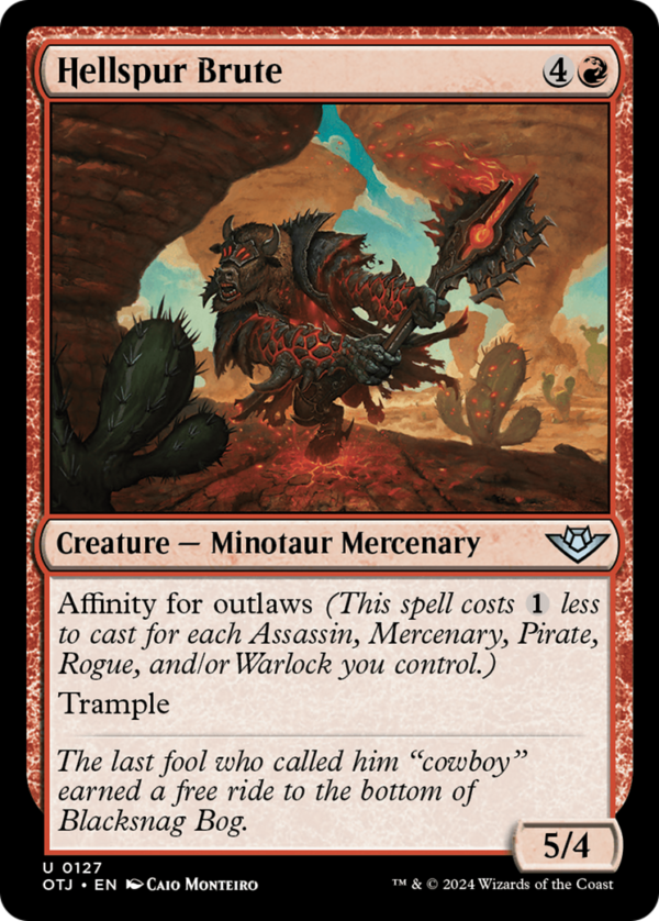 Hellspur Brute — Outlaws of Thunder Junction