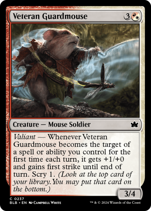 Veteran Guardmouse — Bloomburrow