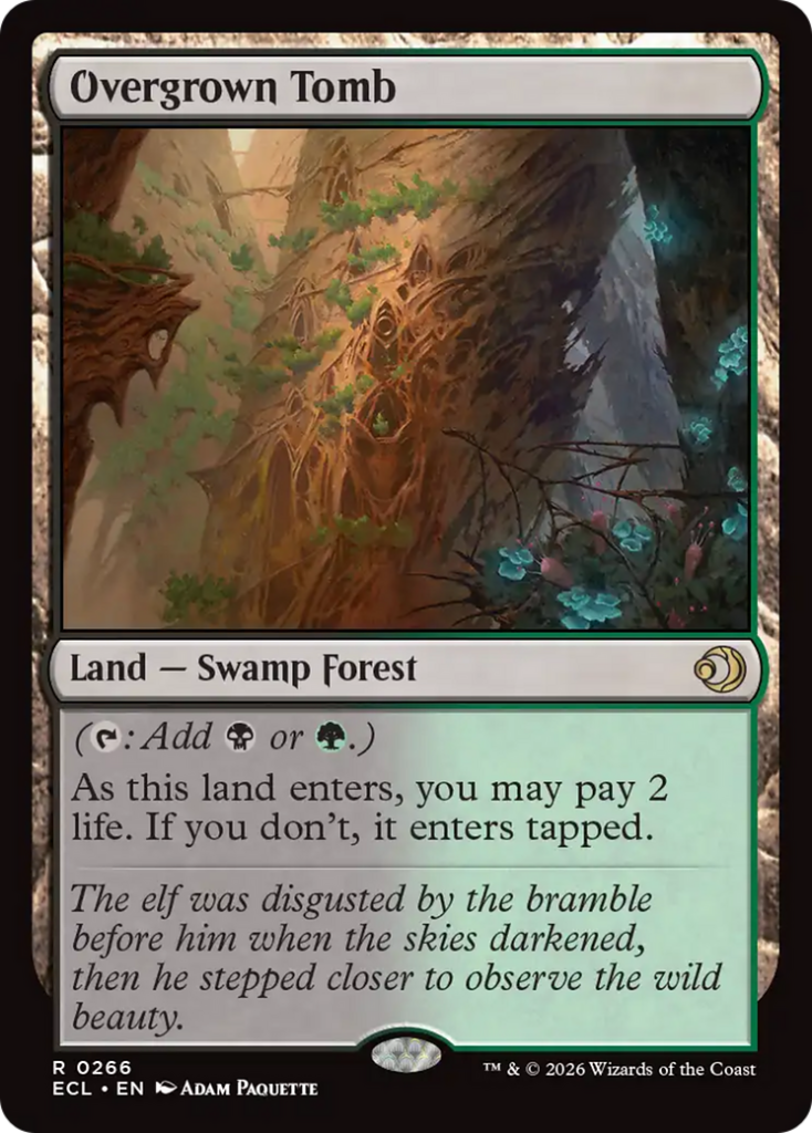 Overgrown Tomb — Lorwyn Eclipsed