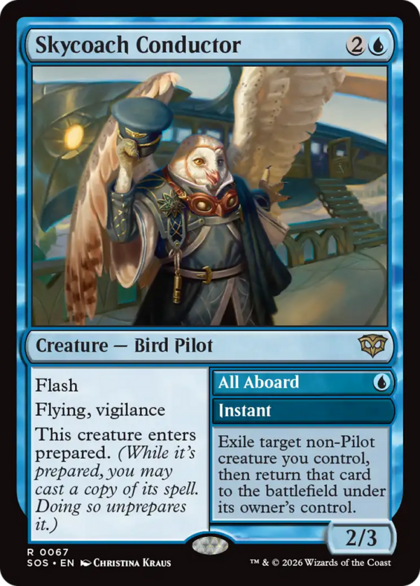 Skycoach Conductor // All Aboard — Secrets of Strixhaven