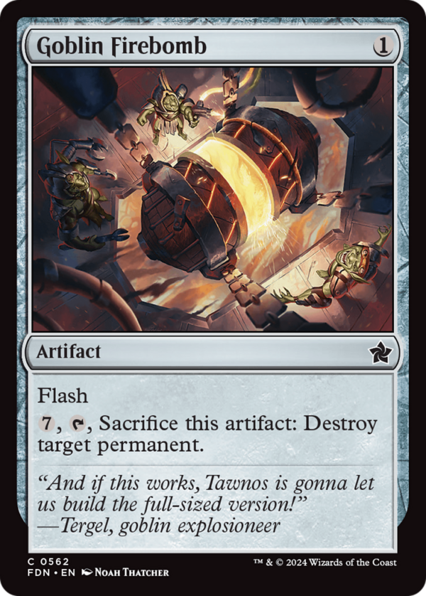 Goblin Firebomb — Foundations