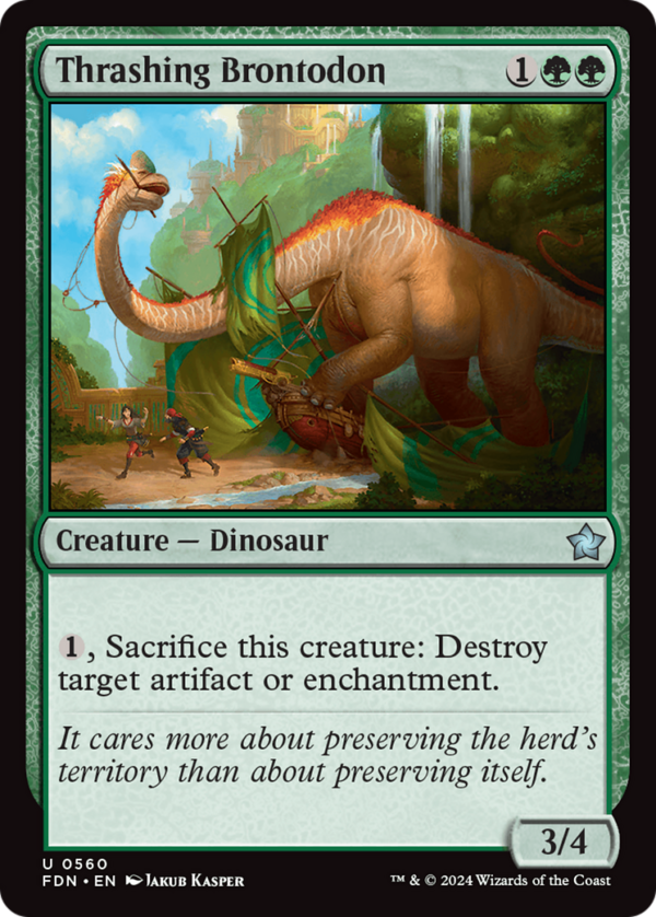 Thrashing Brontodon — Foundations