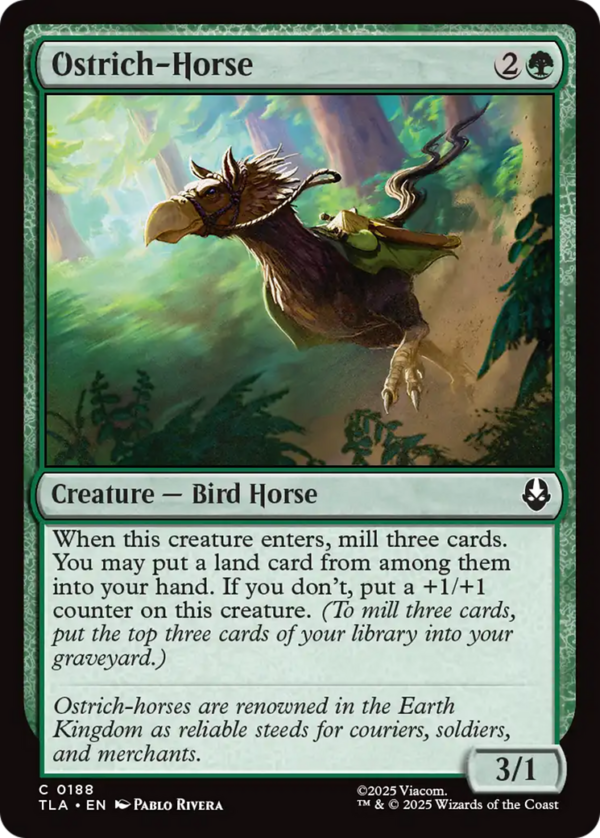 Ostrich-Horse — Avatar: The Last Airbender