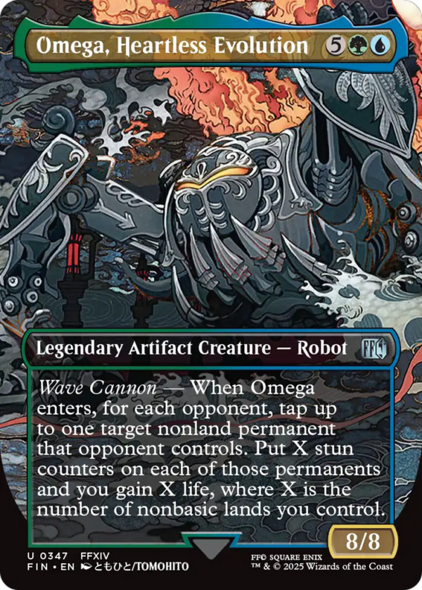 Omega, Heartless Evolution — Final Fantasy · Borderless (Foil)