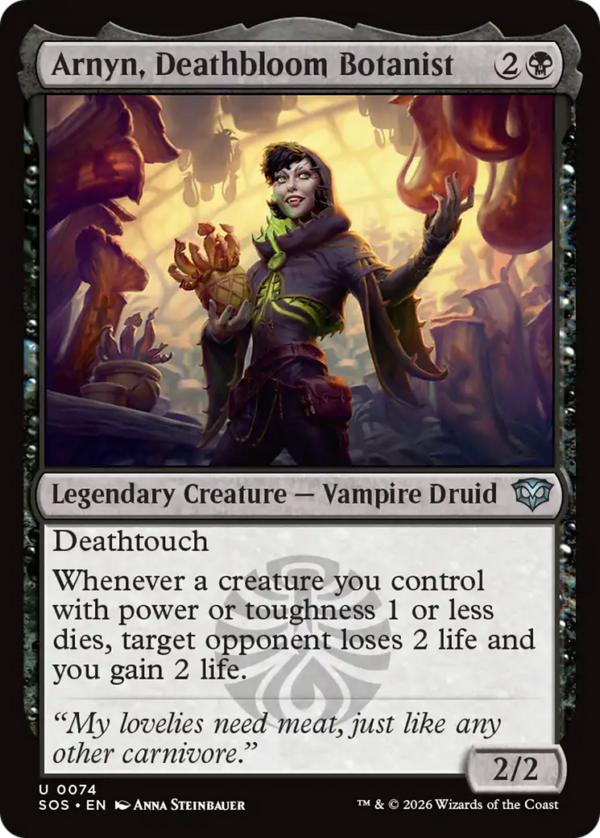 Arnyn, Deathbloom Botanist — Secrets of Strixhaven