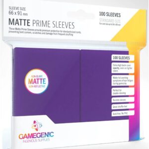 GameGenic Prime Sleeves 100 - Purple