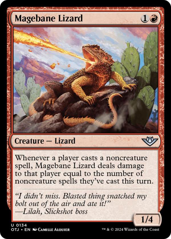Magebane Lizard — Outlaws of Thunder Junction