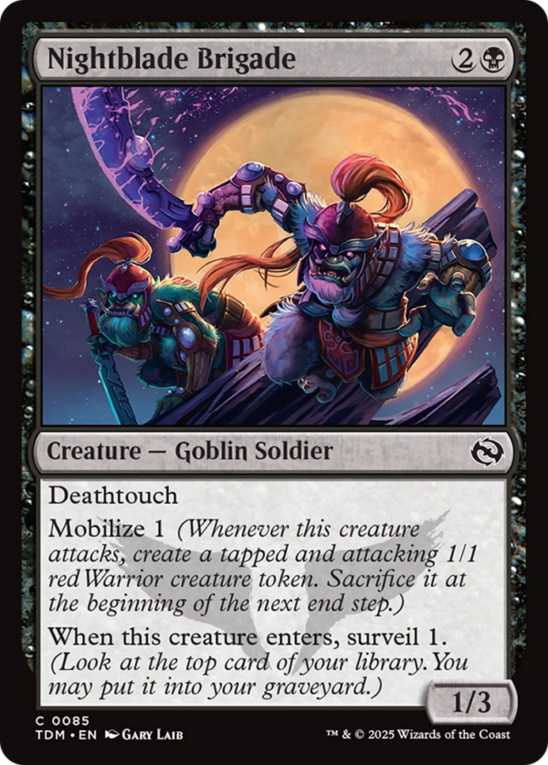 Nightblade Brigade — Tarkir: Dragonstorm