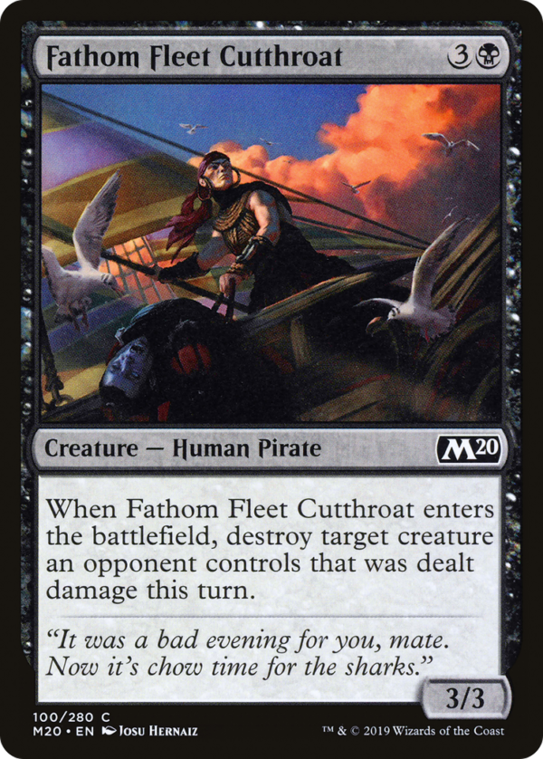 Fathom Fleet Cutthroat — Core Set 2020
