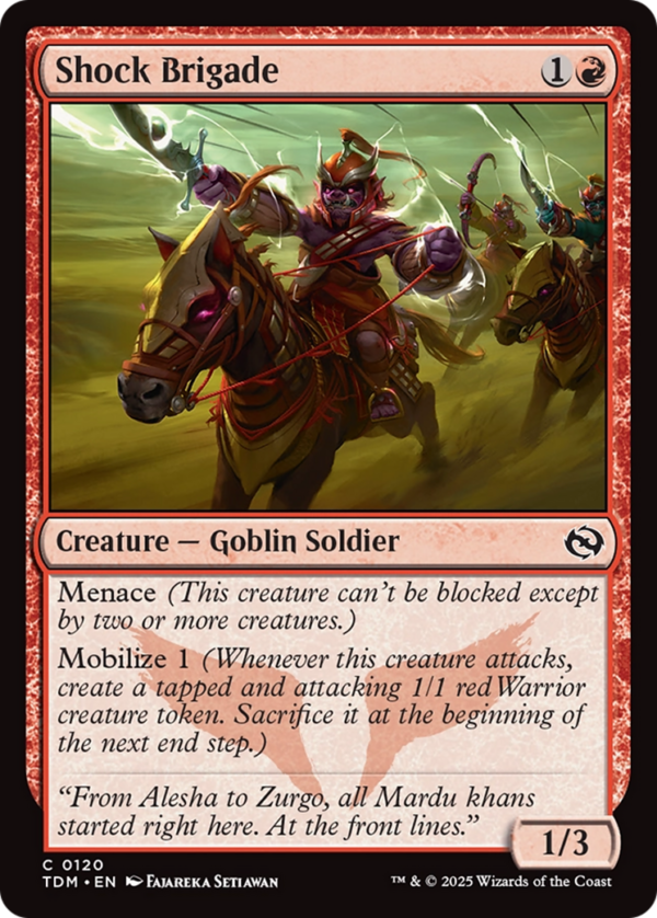 Shock Brigade — Tarkir: Dragonstorm