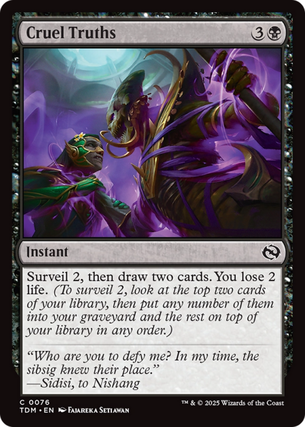 Cruel Truths — Tarkir: Dragonstorm