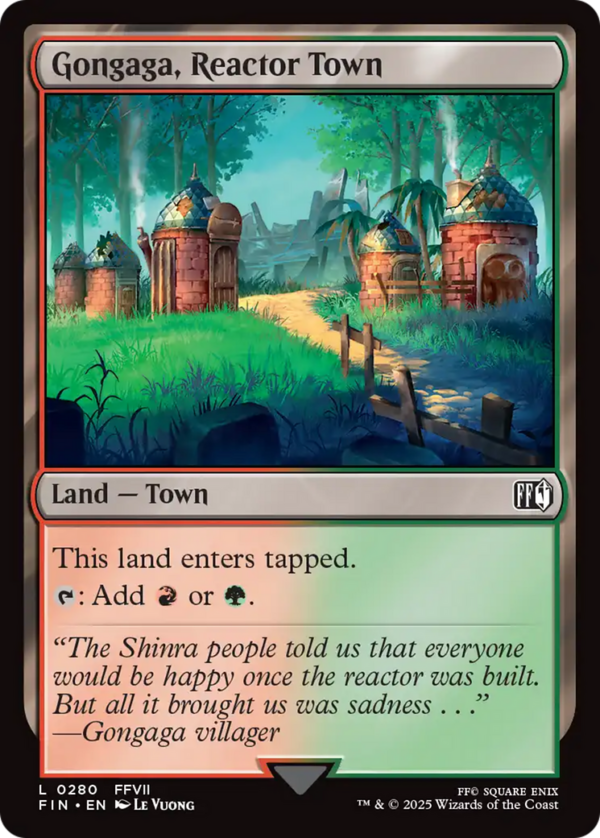 Gongaga, Reactor Town — Final Fantasy