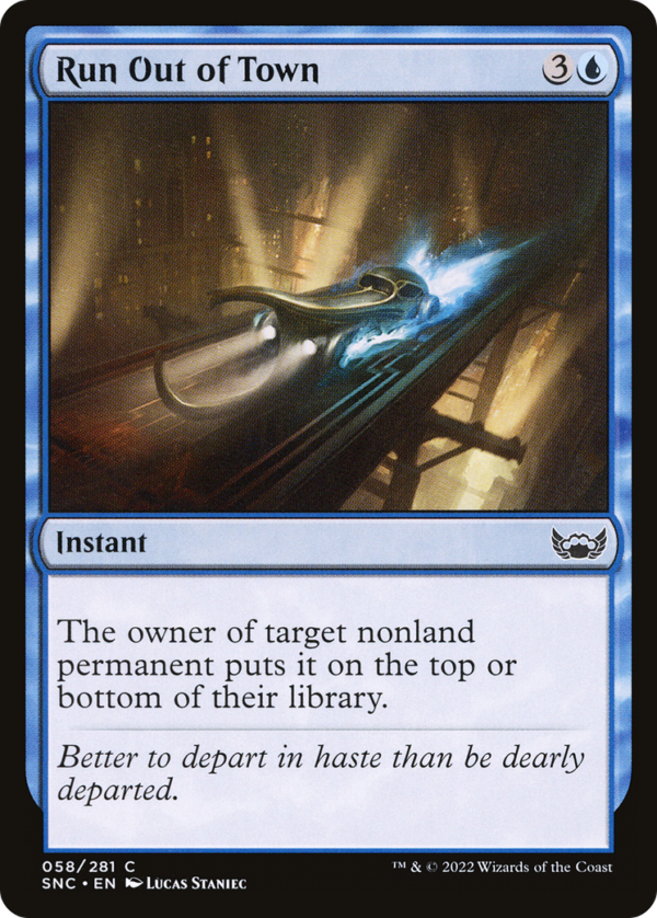 Run Out of Town — Streets of New Capenna