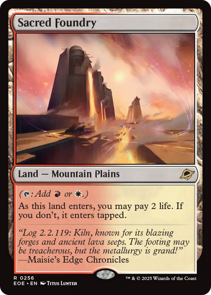 Sacred Foundry — Edge of Eternities