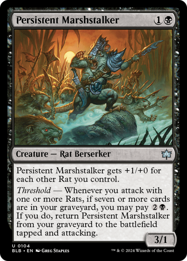 Persistent Marshstalker — Bloomburrow