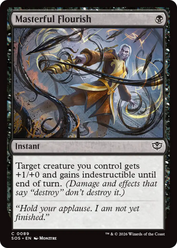 Masterful Flourish — Secrets of Strixhaven (Foil)