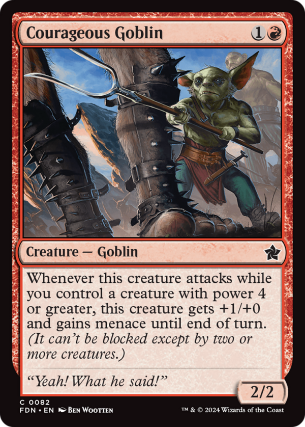 Courageous Goblin — Foundations