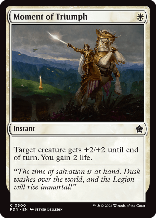 Moment of Triumph — Foundations
