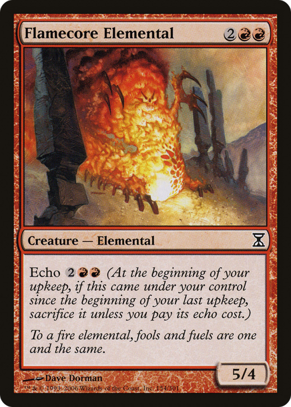 Flamecore Elemental — Time Spiral