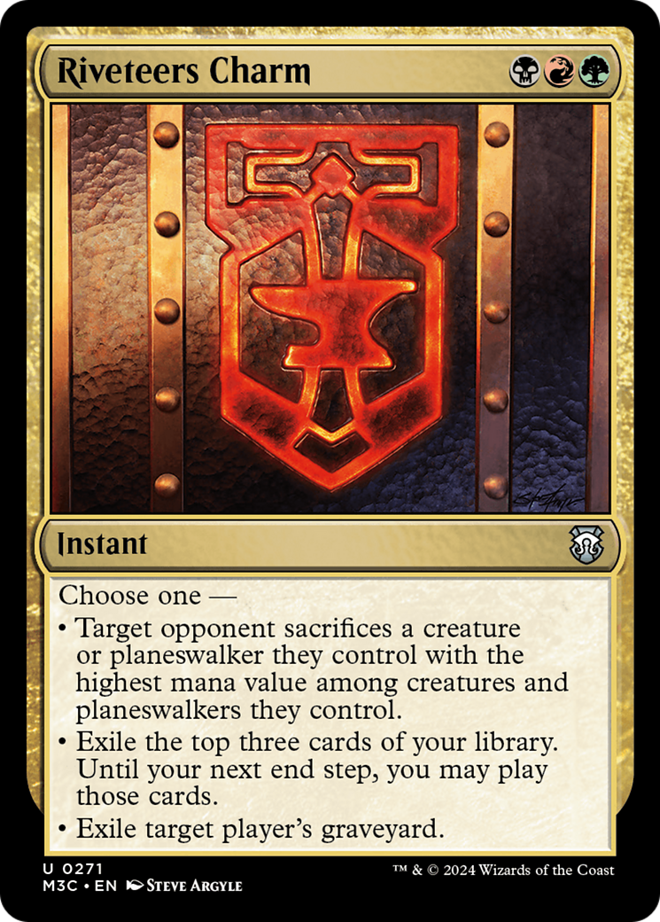 Riveteers Charm — Modern Horizons 3 Commander