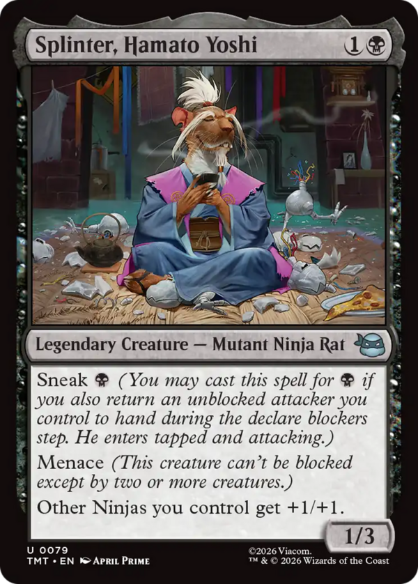 Splinter, Hamato Yoshi — Teenage Mutant Ninja Turtles