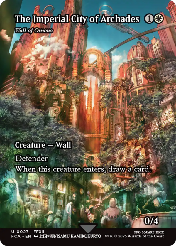 Wall of Omens — Final Fantasy: Through the Ages · Borderless