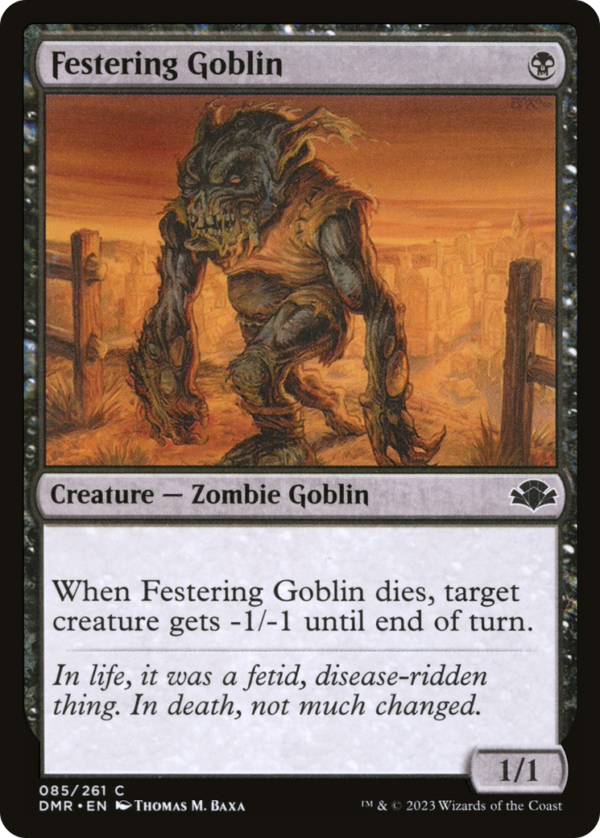 Festering Goblin — Dominaria Remastered