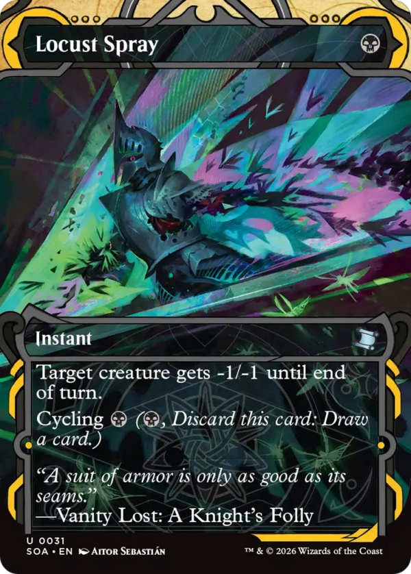 Locust Spray — Secrets of Strixhaven Mystical Archive · Borderless