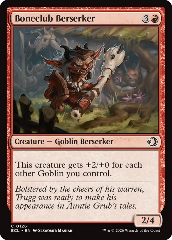 Boneclub Berserker — Lorwyn Eclipsed