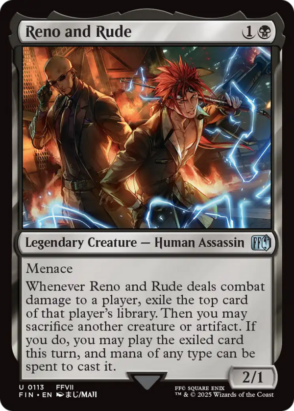Reno and Rude — Final Fantasy (Foil)