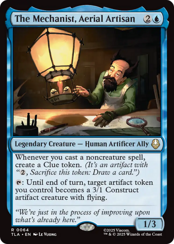 The Mechanist, Aerial Artisan — Avatar: The Last Airbender