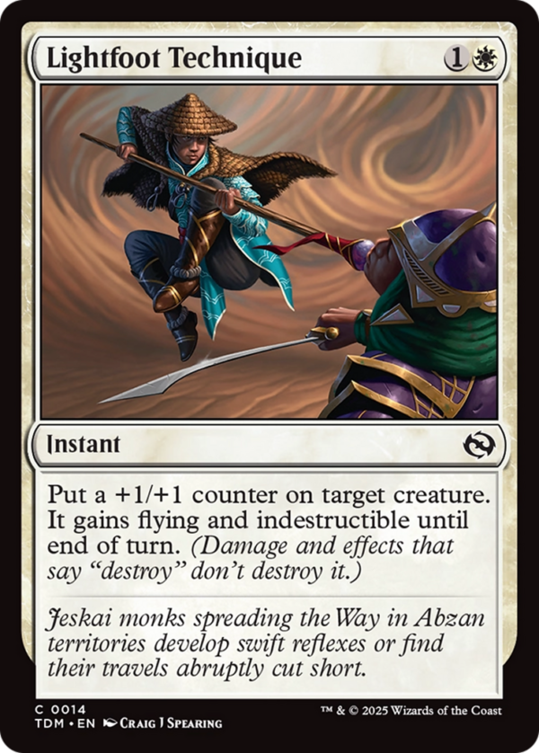 Lightfoot Technique — Tarkir: Dragonstorm (Foil)