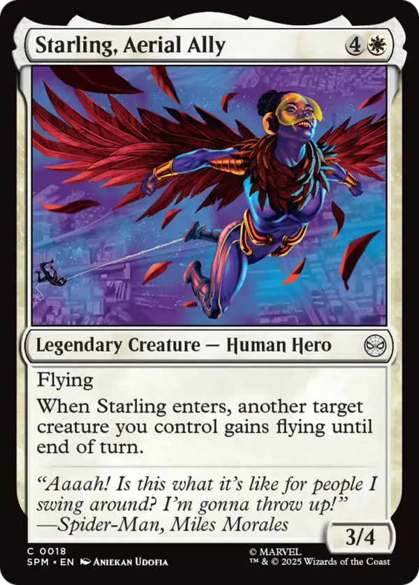 Starling, Aerial Ally — Marvel's Spider-Man