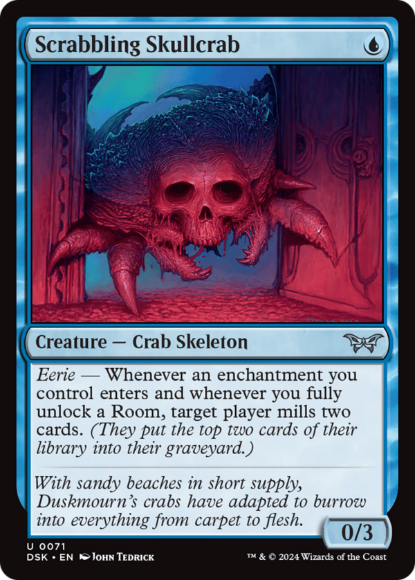 Scrabbling Skullcrab — Duskmourn: House of Horror