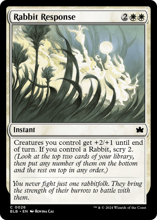 Rabbit Response — Bloomburrow