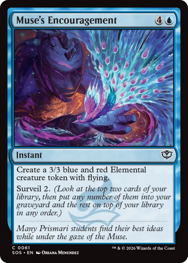 Muse's Encouragement — Secrets of Strixhaven (Foil)